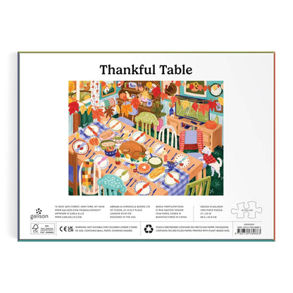 Thankful Table 1000 Piece Puzzle