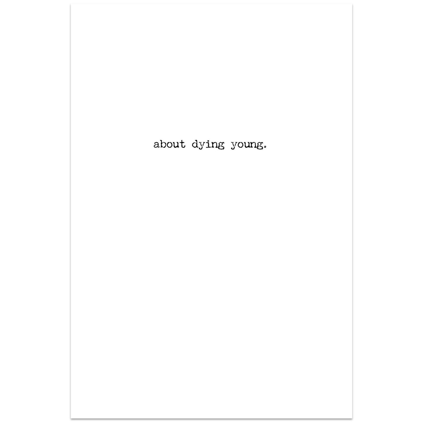 Don't Worry Greeting Card