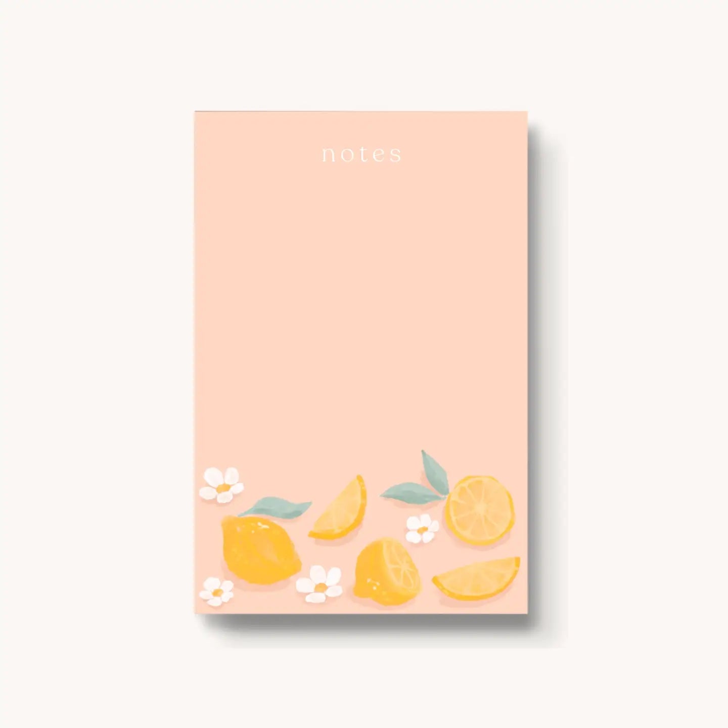 Painted Lemons Notepad, 4x6 in.