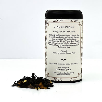 Ginger Peach Tea -- Loose Tea in  Signature Tea Tin