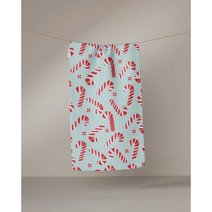 Peppermint Twist Geometry Bar Towel