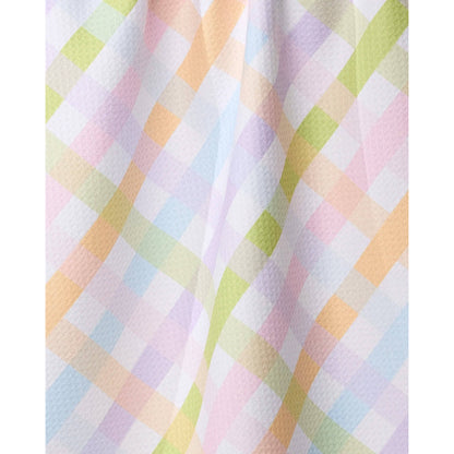 Spring Basket Geometry Tea Towel