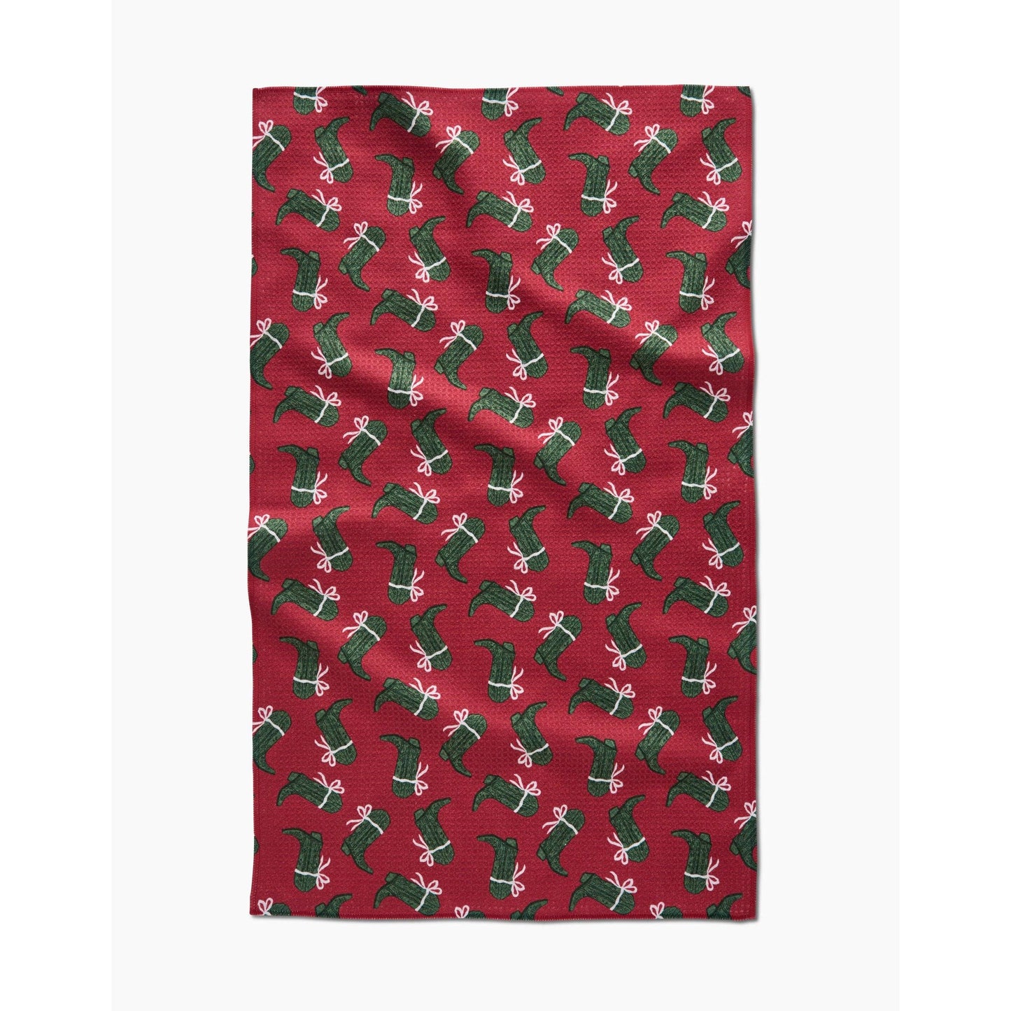 Merry Boots Geometry Tea Towel