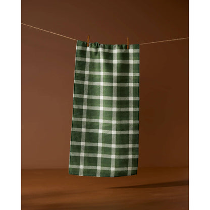 Wicklow Green Geometry Bar Towel