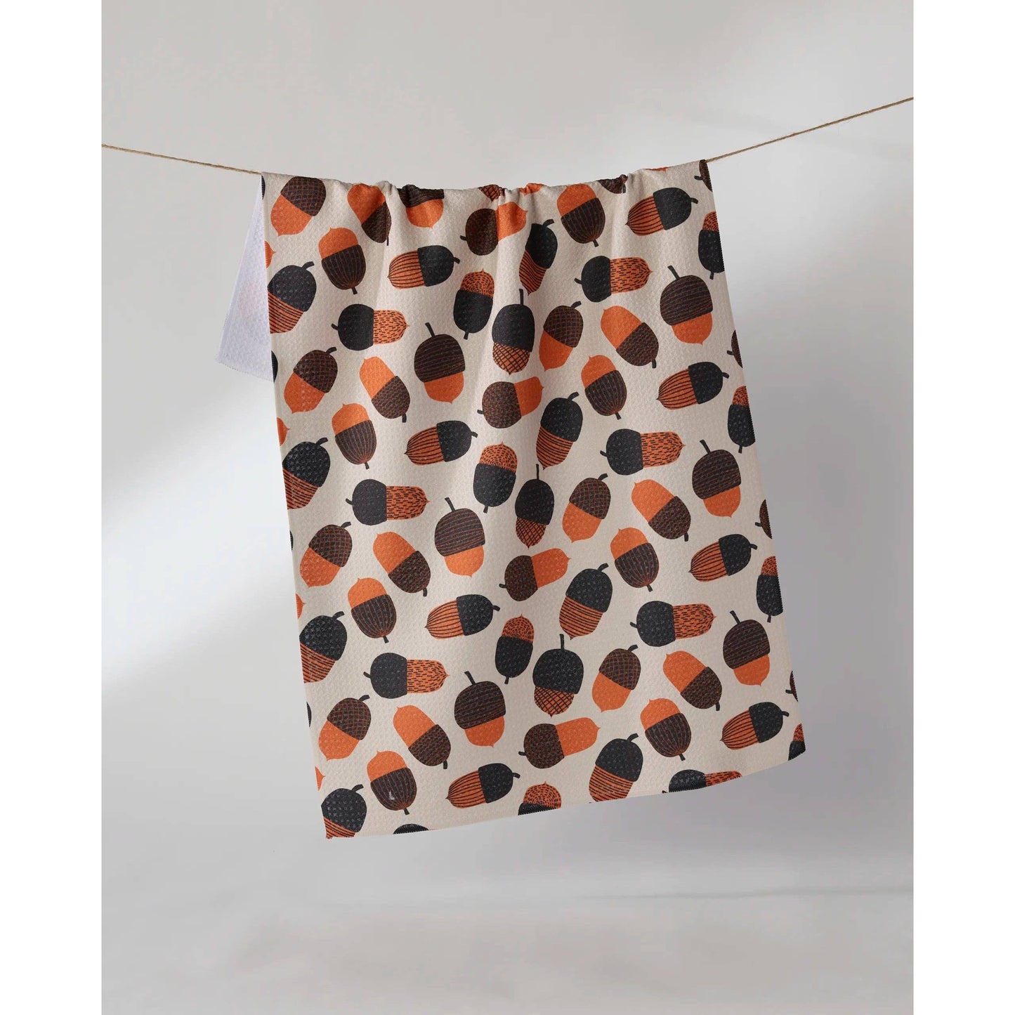 Squirrel Bounty Geometry Tea Towel