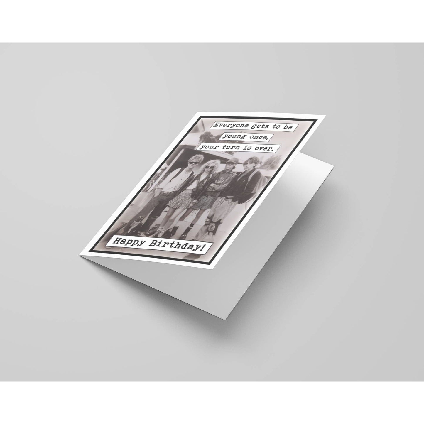 Your Turn Is Over Funny Birthday Card