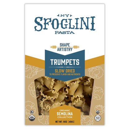 Trumpets, Organic Durum Semolina Pasta