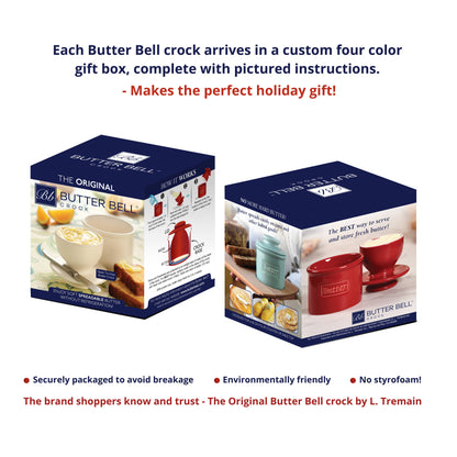 The Original Butter Bell® Crock - Antique Goldenrod