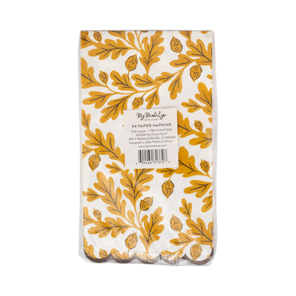 Oak Leaves Dinner Paper Napkins
