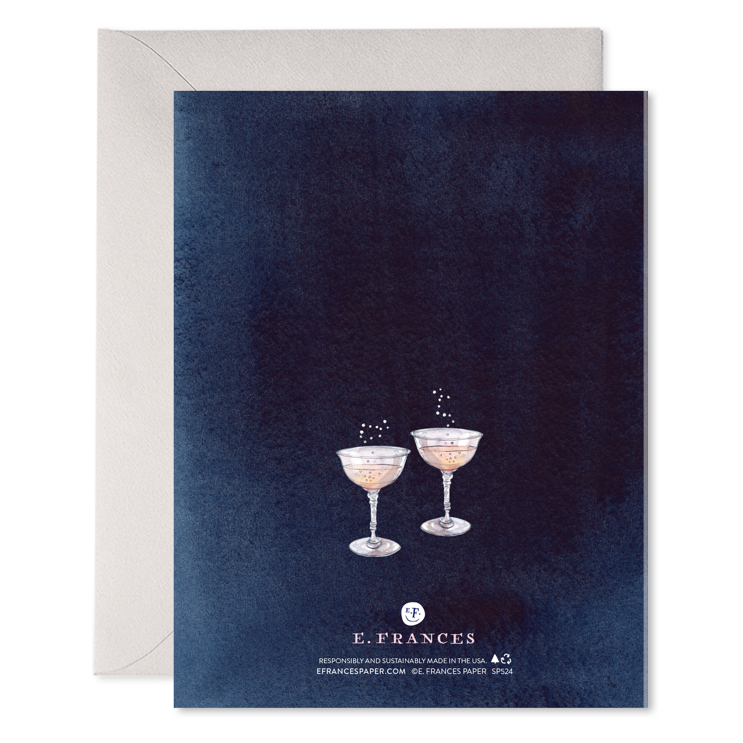 Flying Cork | Congrats Champagne Greeting Card