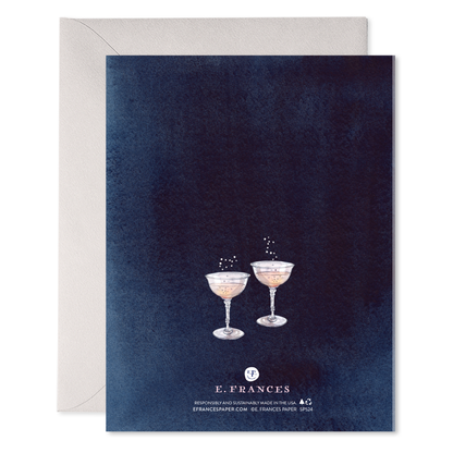 Flying Cork | Congrats Champagne Greeting Card