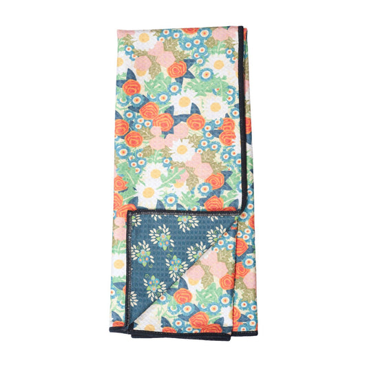 Vintage Calico Anywhere Reversible Towel