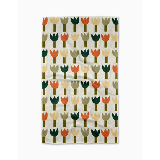 Tulip Row Geometry Tea Towel