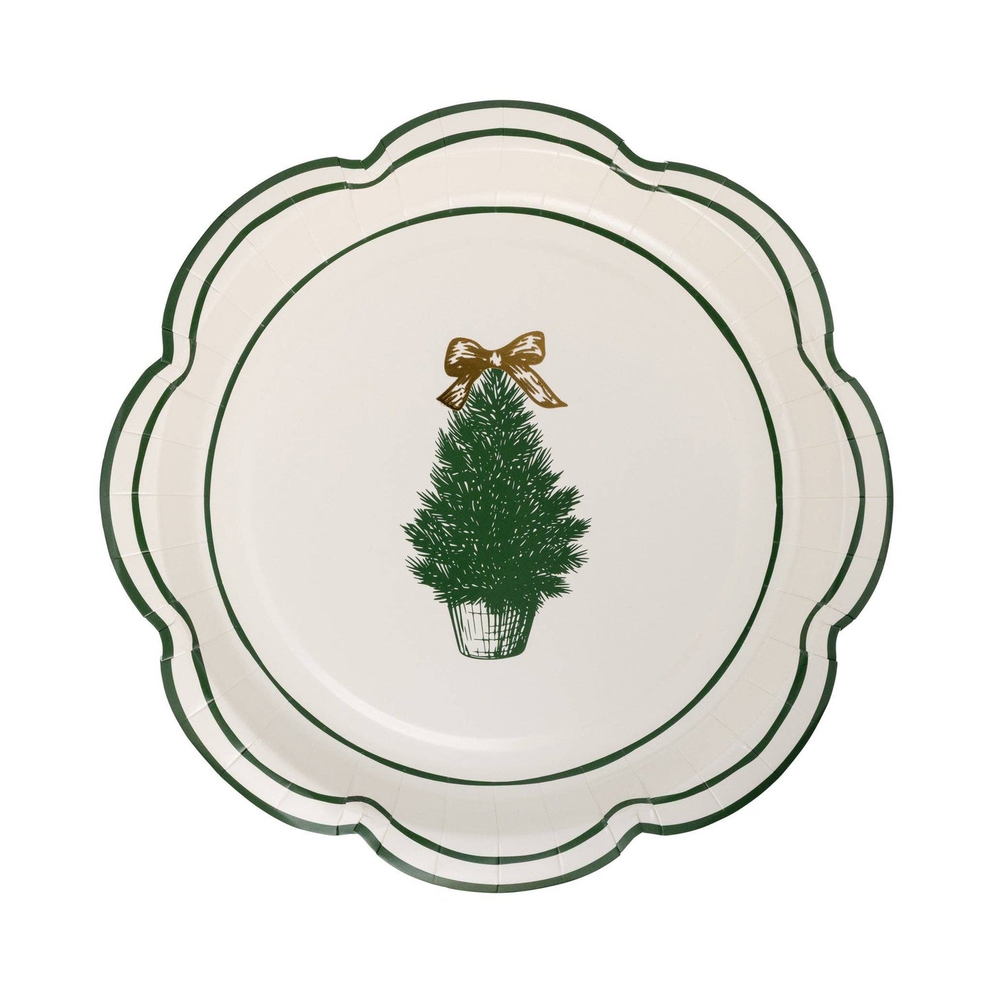 Christmas Lane Plates, Set of 9