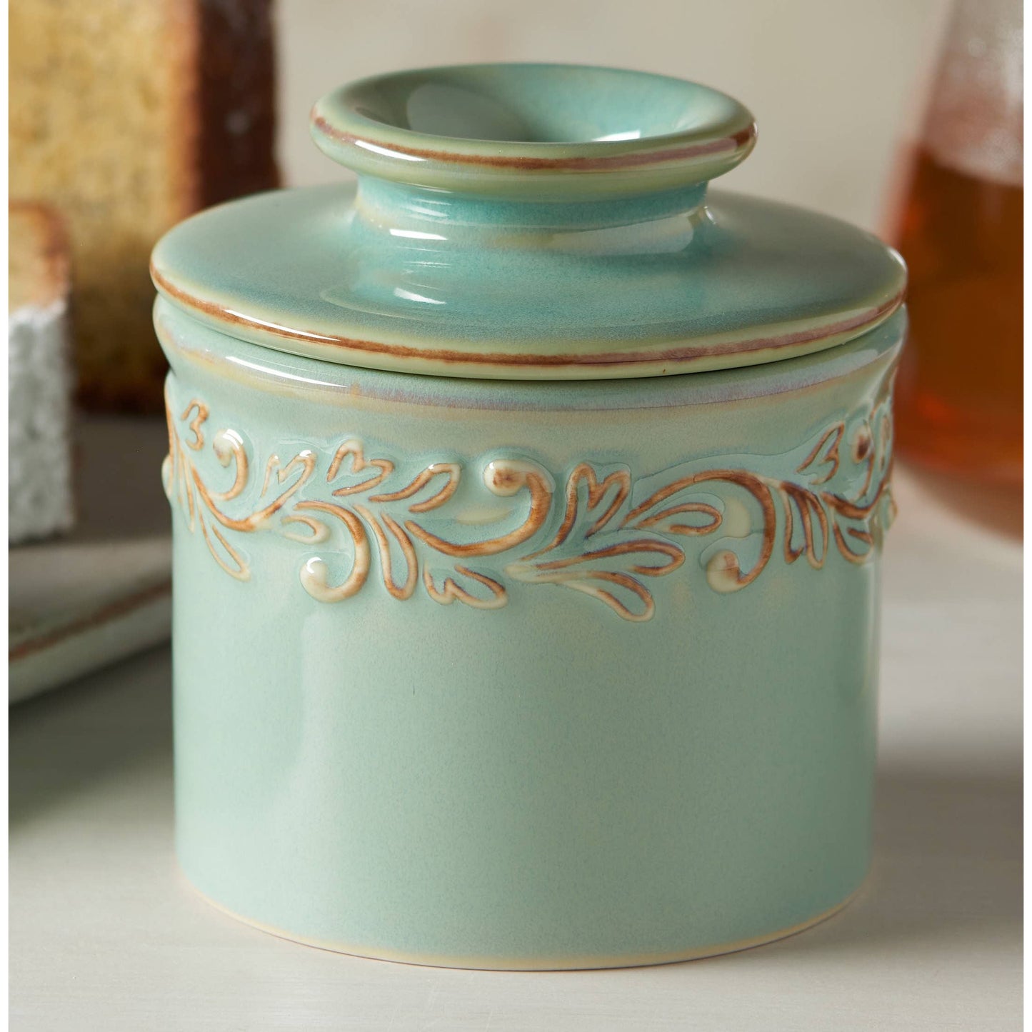 The Original Butter Bell® Crock - Antique Sea Spray