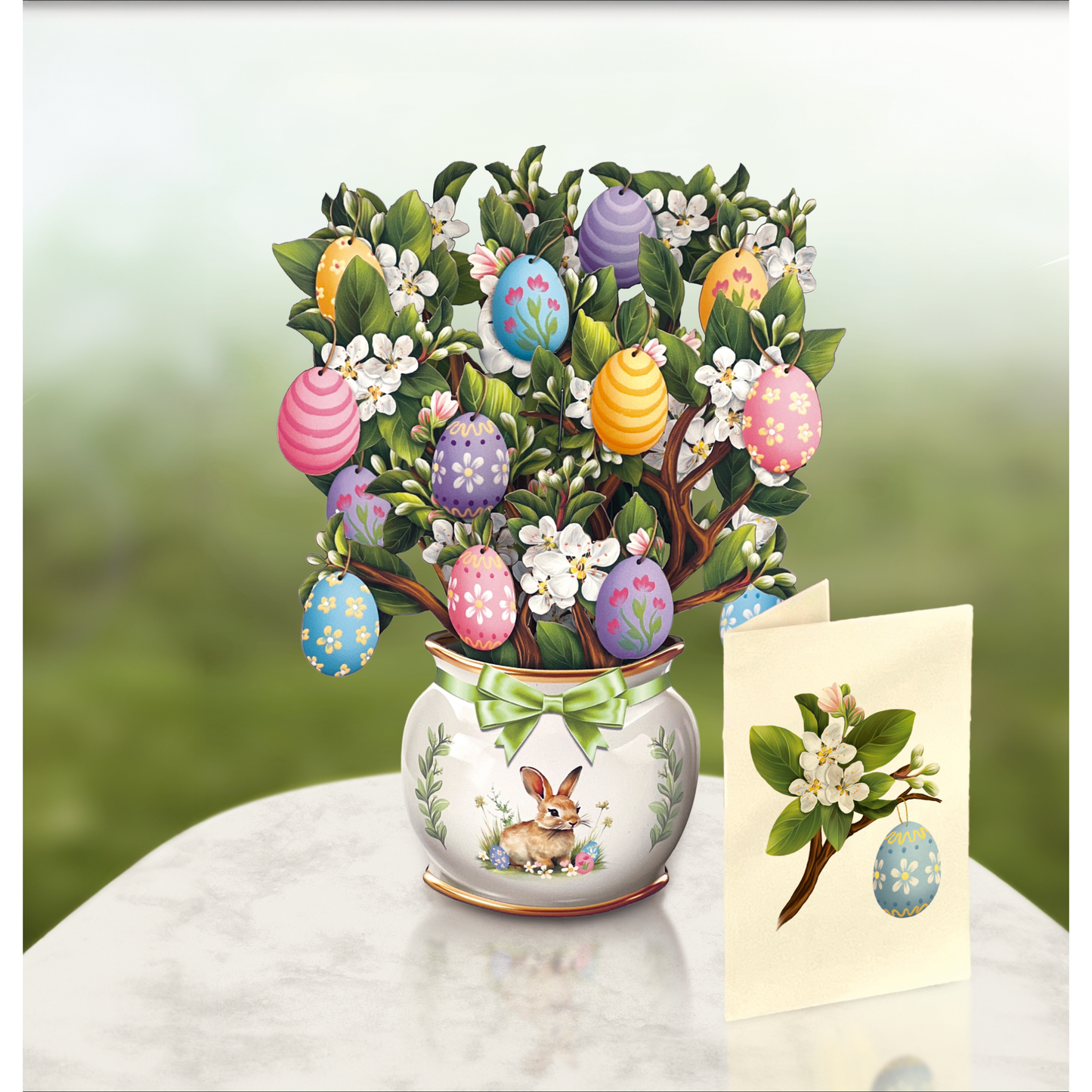Mini Easter Egg Tree Greeting Card