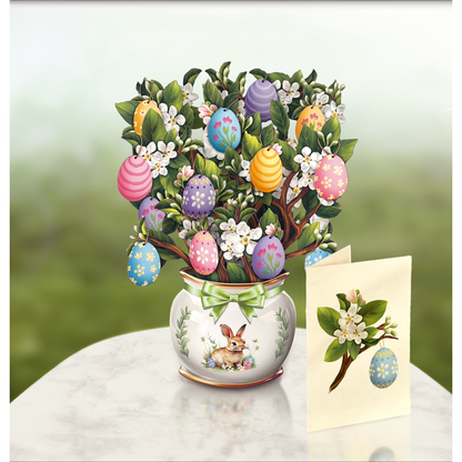 Mini Easter Egg Tree Greeting Card