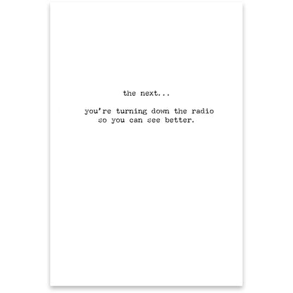 One Minute Greeting Card