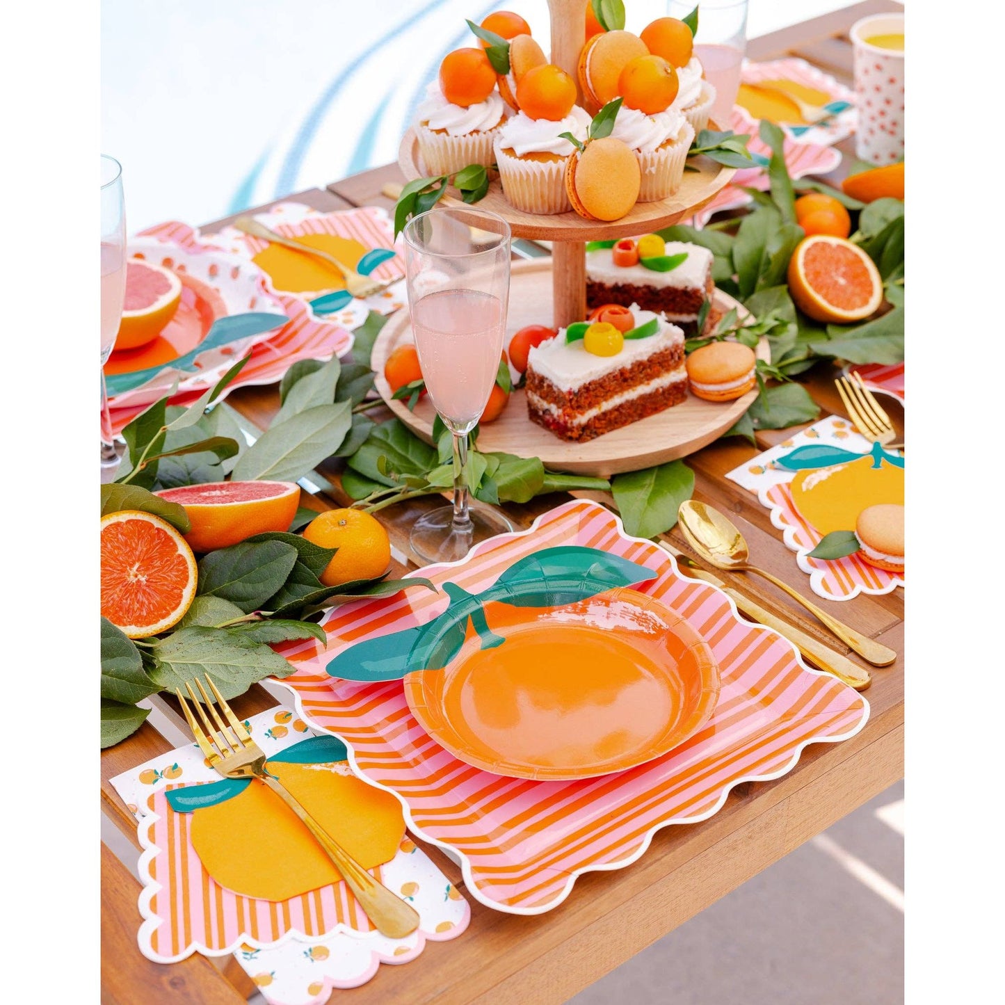Oranges Dinner Napkin