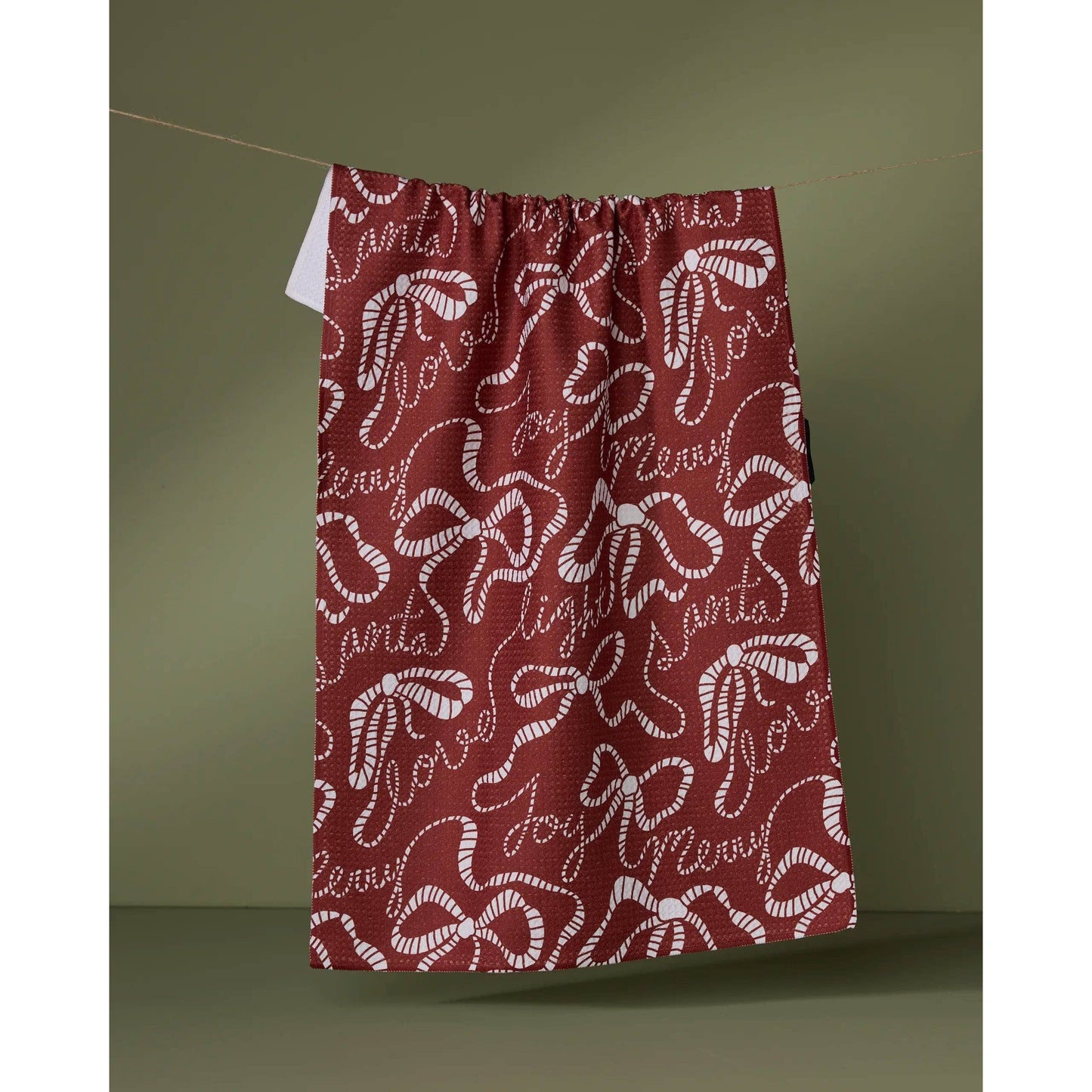 Cheerful Bows Tea Towel