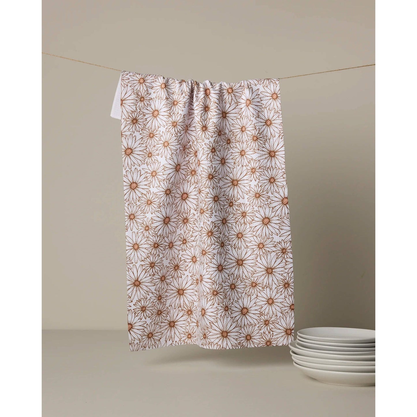 Daisy Trail Tea Towel