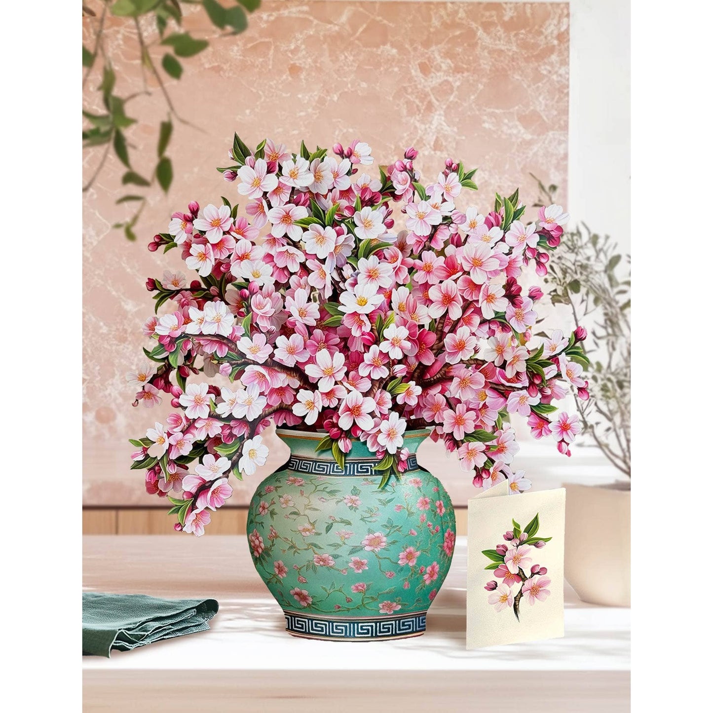 Japanese Cherry Blossoms Pop-up Greeting Cards