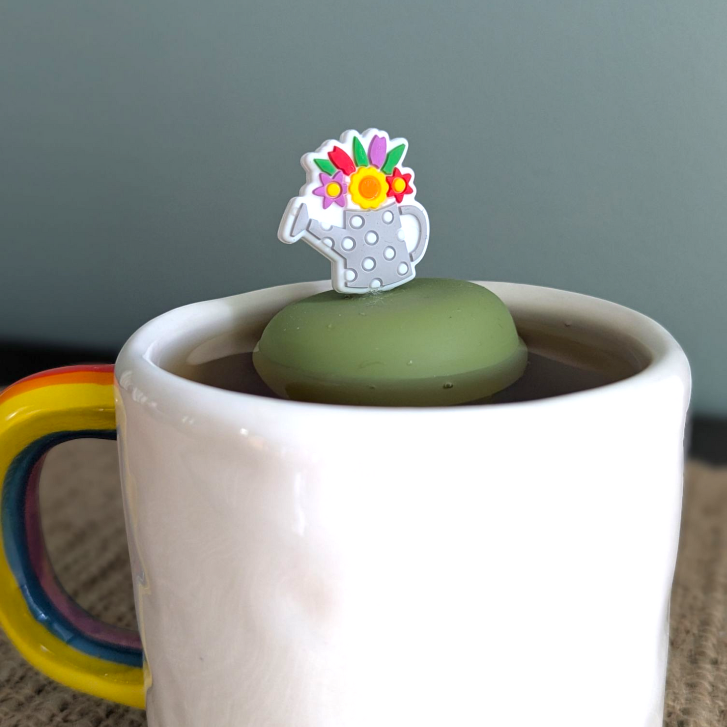 Floral Watering Can Floating Tea Infuser