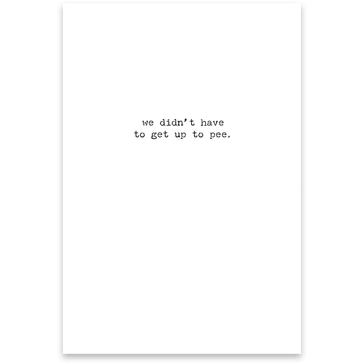 All Nighter Means Greeting Card - Browns Kitchen