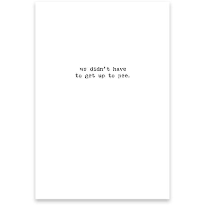 All Nighter Means Greeting Card - Browns Kitchen