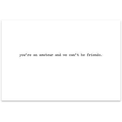 An Amateur Greeting Card - Browns Kitchen