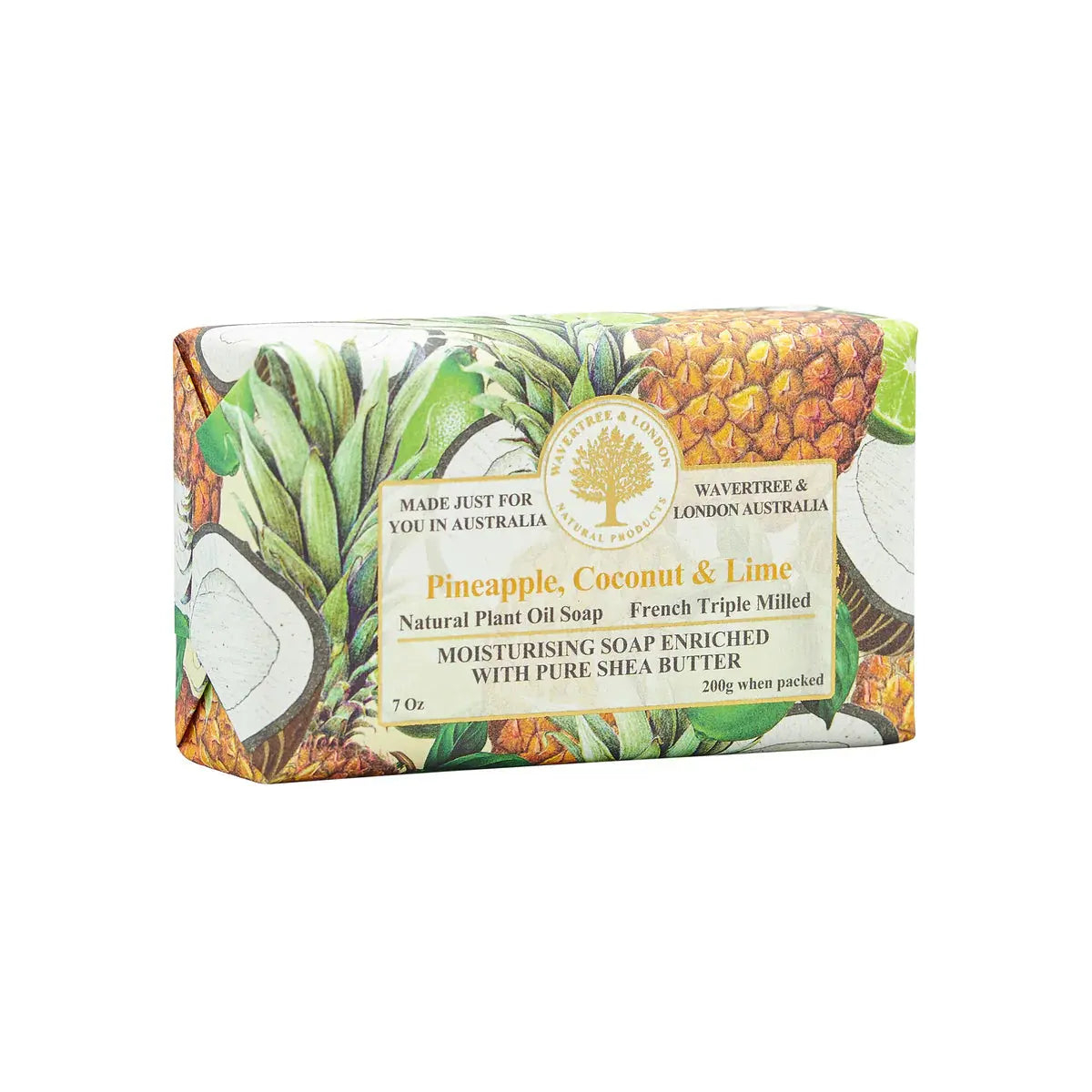 Australian Natural Soap Pineapple, Coconut & Lime Soap Bar Soap Browns Kitchen