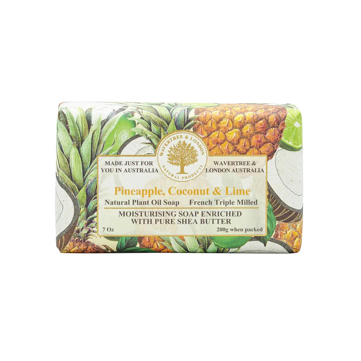 Australian Natural Soap Pineapple, Coconut & Lime Soap Bar Soap Browns Kitchen