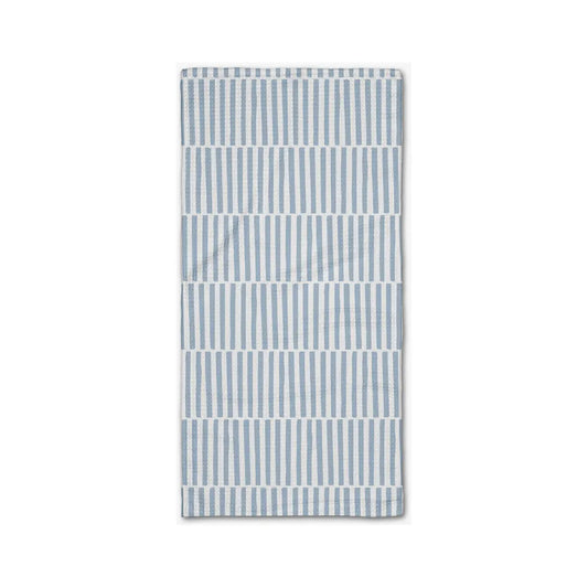 Blue Stripes Geometry Bar Towel