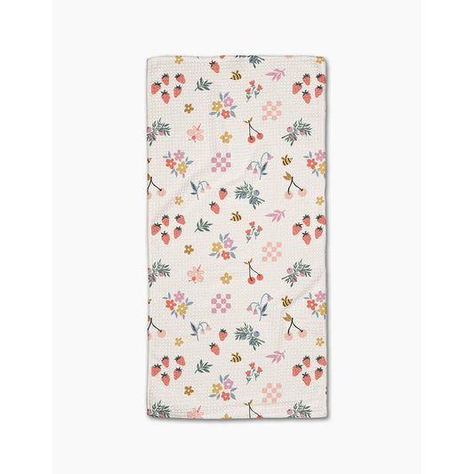 North Meadow Morning Geometry Bar Towel