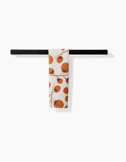 Tomato Harvest Geometry Bar Towel