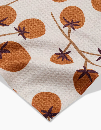 Tomato Harvest Geometry Bar Towel