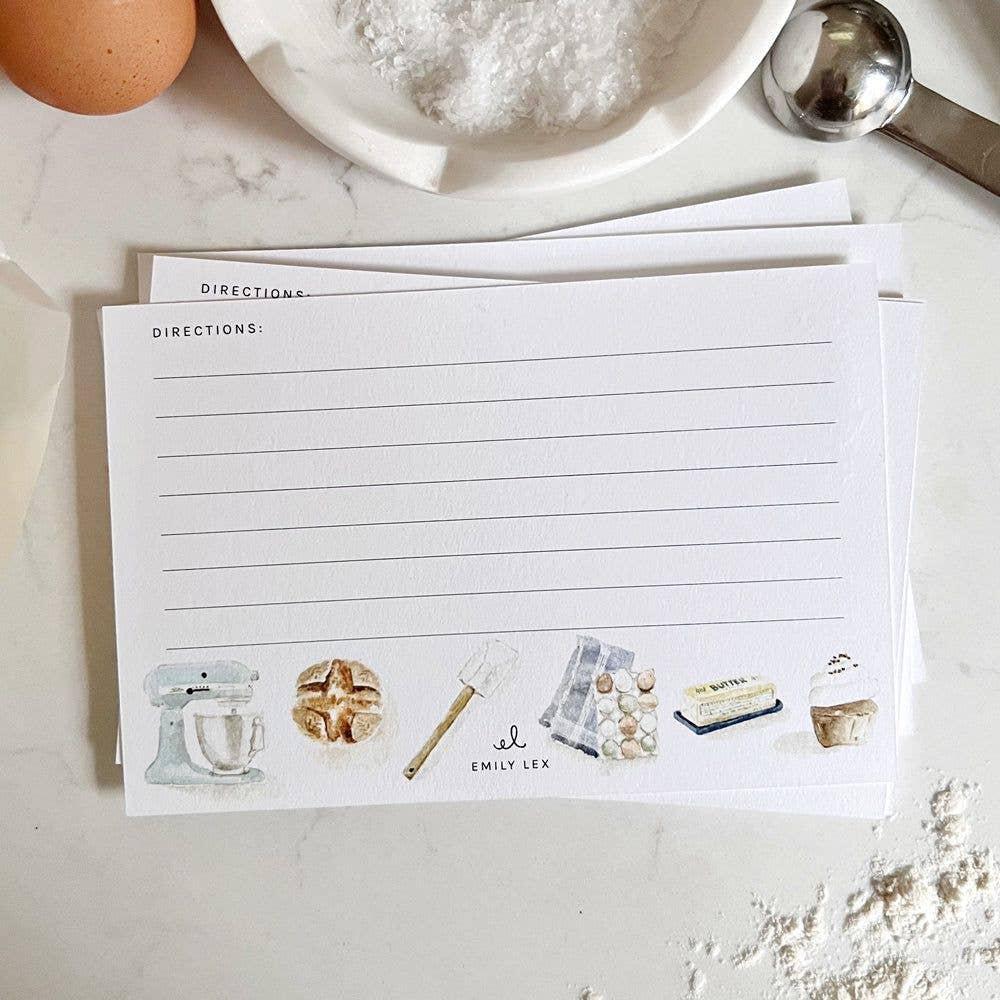 Baking Recipe Cards - Browns Kitchen