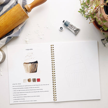 Baking Watercolor Workbook - Browns Kitchen