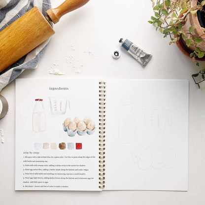 Baking Watercolor Workbook - Browns Kitchen