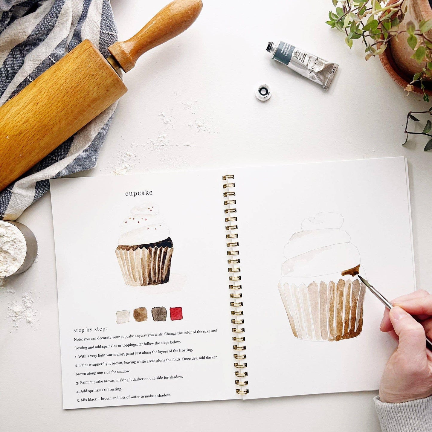Baking Watercolor Workbook - Browns Kitchen