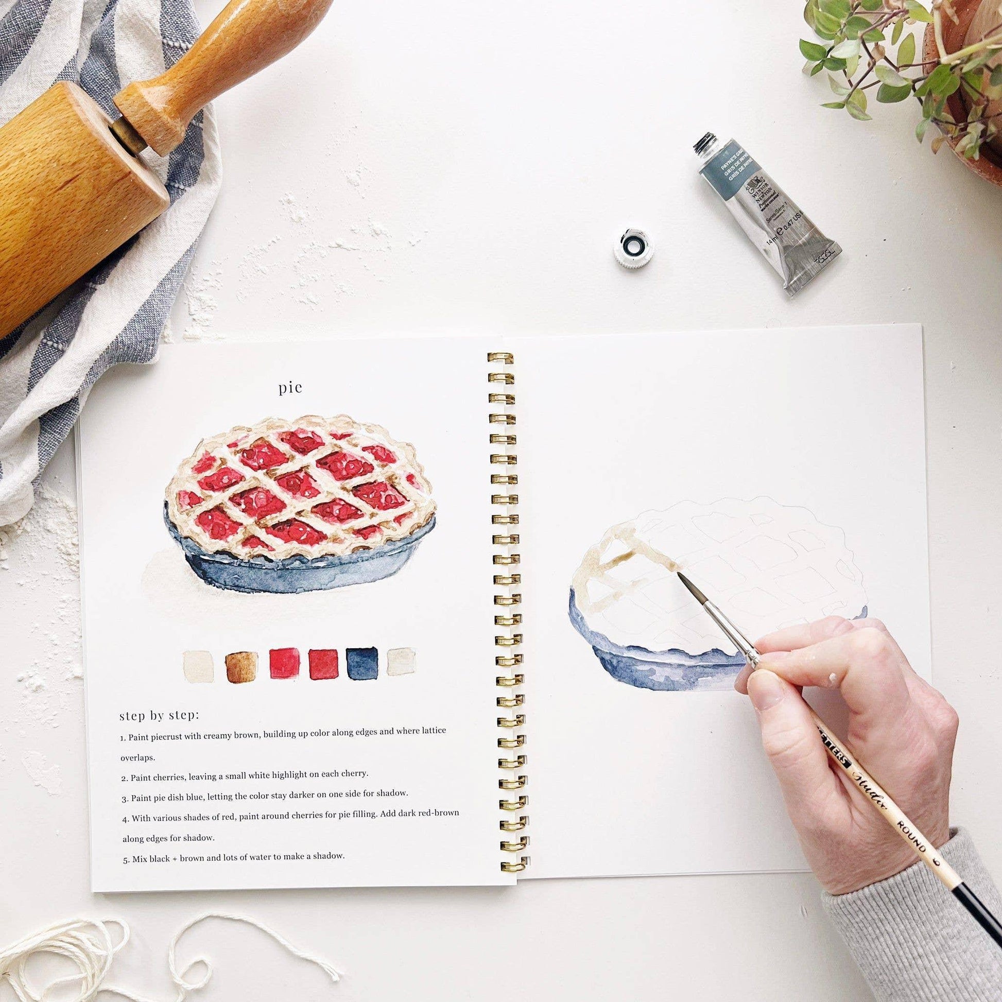 Baking Watercolor Workbook - Browns Kitchen