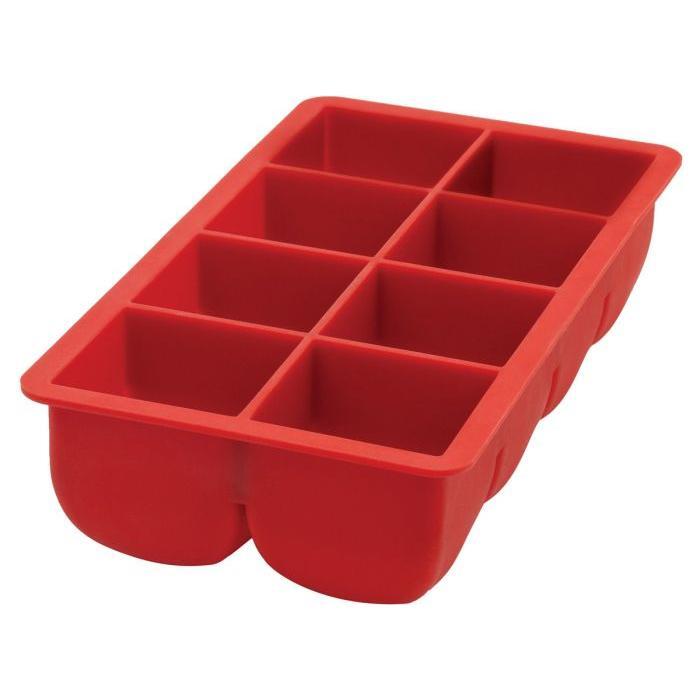 Big Block Red Ice Cube Tray - Browns Kitchen