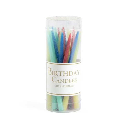 Birthday Candles in Bright Colors - 20 Candles Per Box Candles Browns Kitchen