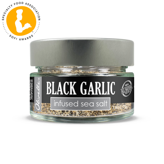 Black Garlic Sea Salt - 75g (2.6oz) Seasonings & Spices Browns Kitchen