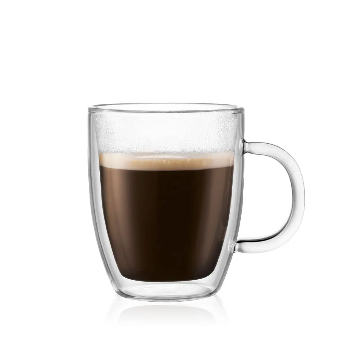 Bodum Bistro Double Wall Thermo-Glass Mugs (Set of 2) Coffee, Tea, Bar Browns Kitchen