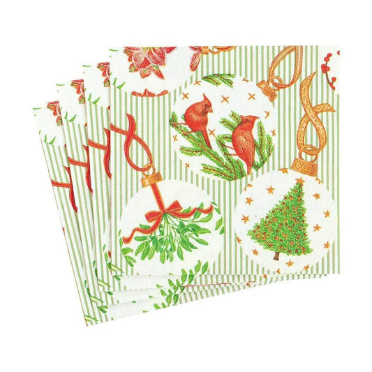 Botanical Ornaments Cocktail Napkins - 20 Per Pack Paper Napkins Browns Kitchen