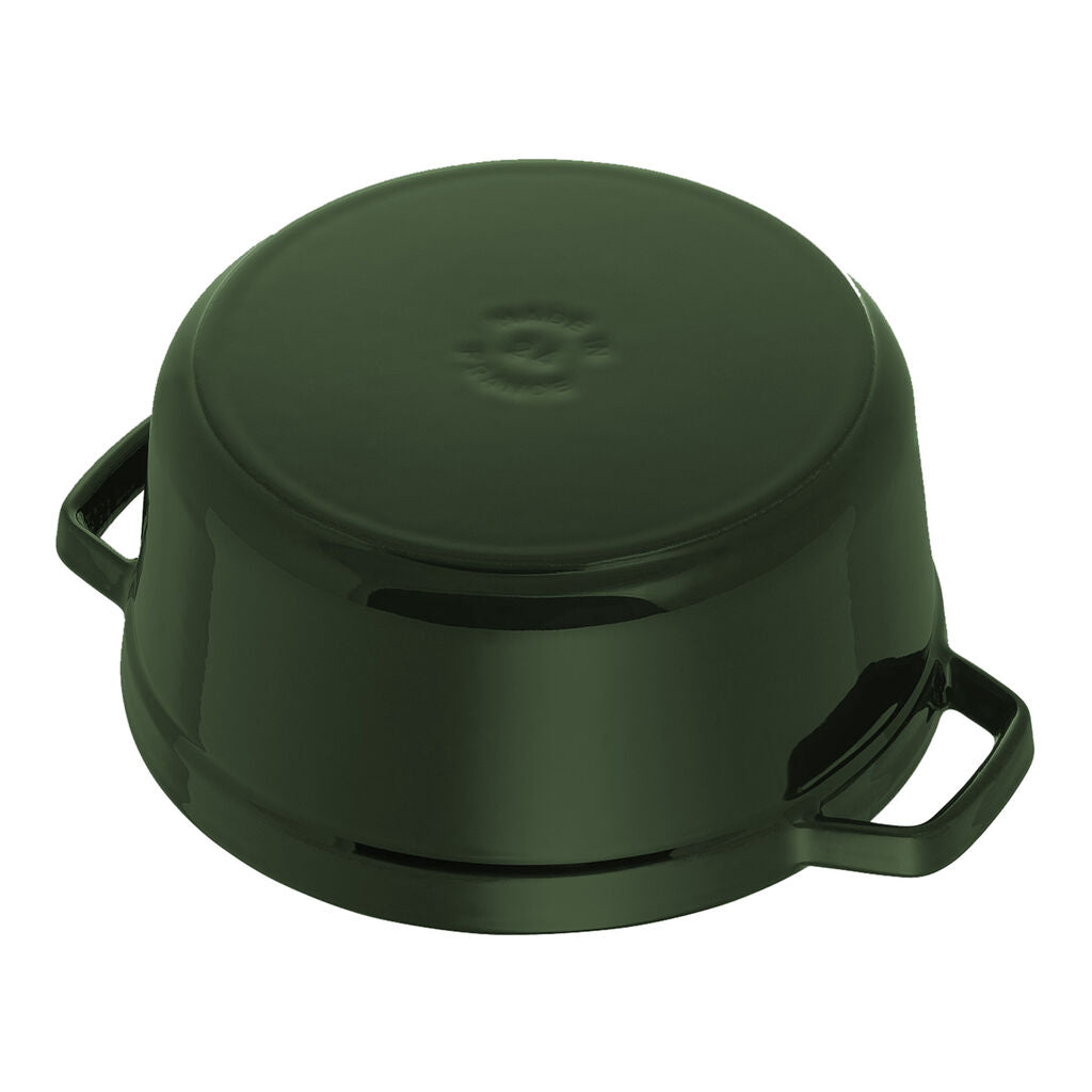 Staub 7 qt Round Dutch Oven in Basil