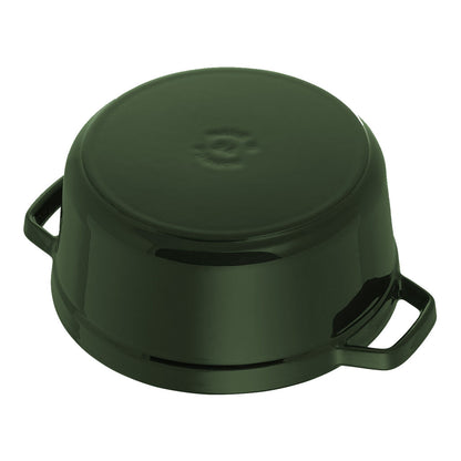 Staub 7 qt Round Dutch Oven in Basil