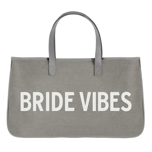 Bride Vibes Canvas Tote Lunch Boxes & Totes Browns Kitchen