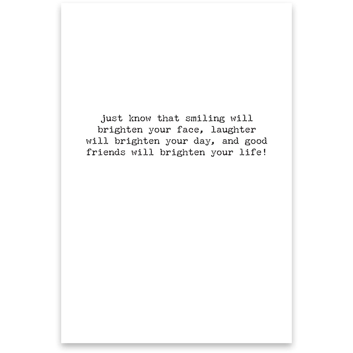 Brighten Life Greeting Card - Browns Kitchen